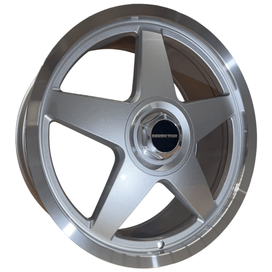 Director Star 20x8.5 +45 - Silver Machined Lip