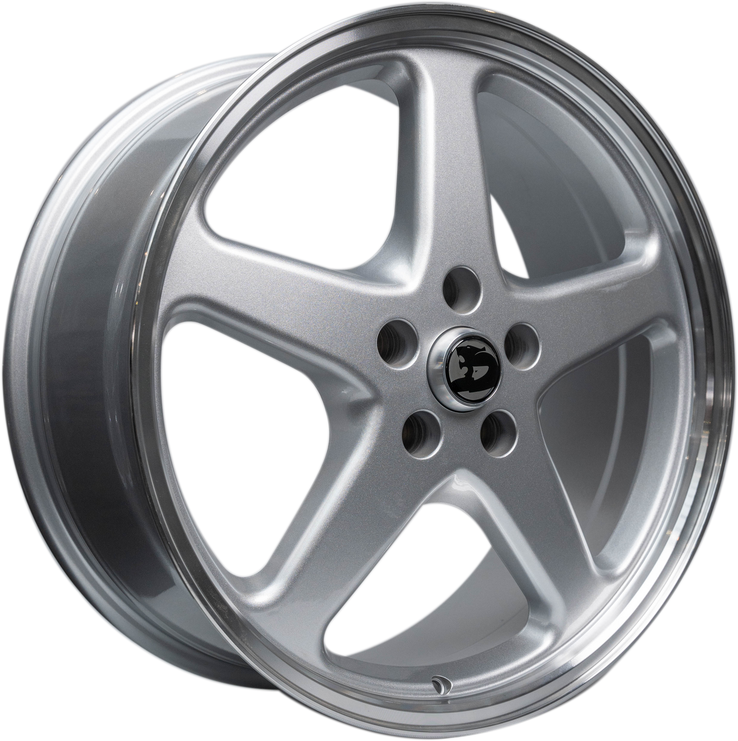 WALKY 20x8.5 - GLOSS SILVER MACHINED LIP