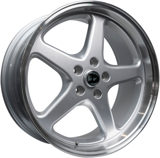 WALKY 20x9.5 - GLOSS SILVER MACHINED LIP